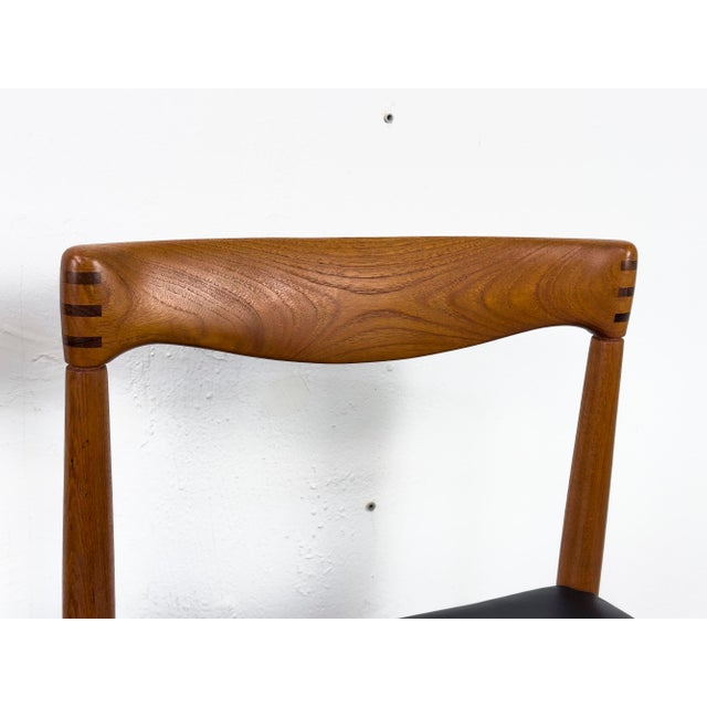 Black Danish Teak Dining Chairs by H. W. Klein for Bramin, 1960s, Set of 4 For Sale - Image 8 of 18