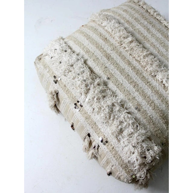 Moroccan Vintage Moroccan Style Floor Pillow For Sale - Image 3 of 13