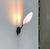 Postmodern German Glass Wall Lamp from Hillebrand Lighting, 1990s, in Very Good conditions. Designed 1990 to 1999 This...
