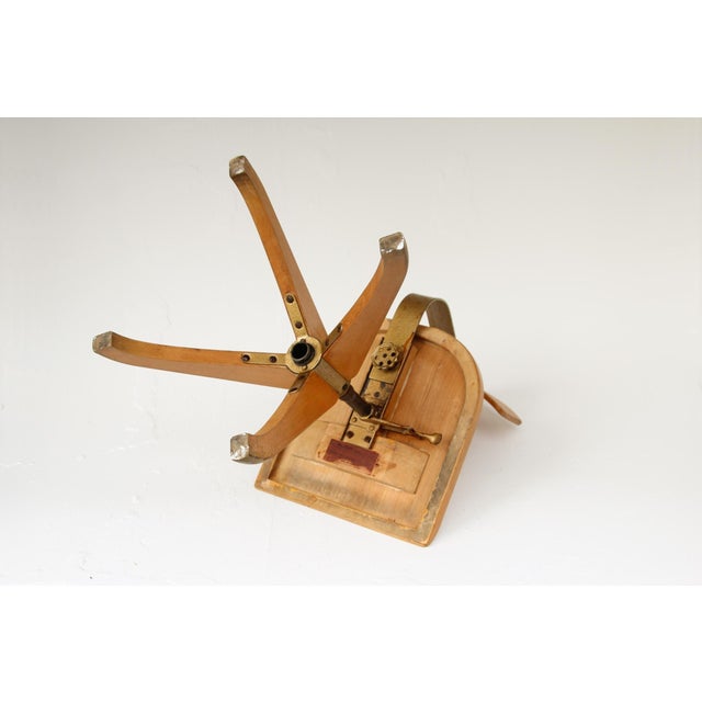 Vintage Industrial Workshop Chair by Ama Elastik, 1950s For Sale - Image 15 of 17