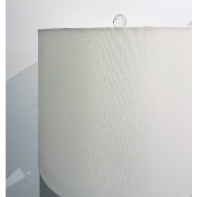 Modern Currey & Co. Modern Textured Green Glass Tessa Table Lamp For Sale - Image 3 of 5