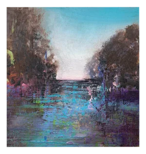 Barbara Hubert, Landscape II, 2024, Oil on Board