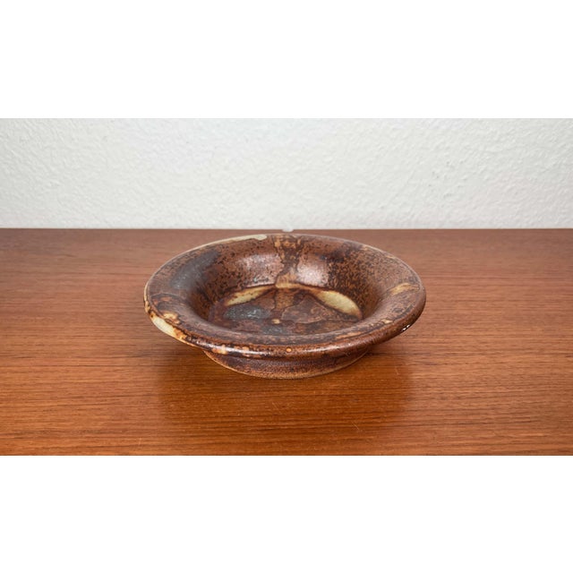 Mid-Century Modern Mid-Century Modern Danish Studio Pottery Bowl from Visby, Denmark, 1960s For Sale - Image 3 of 16