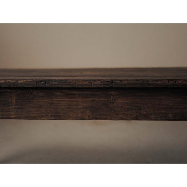 French Farmhouse Table in Pine, 1900 For Sale - Image 10 of 18