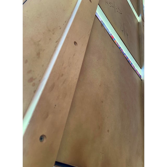 Vintage 1970s Faux Bamboo Chinoiserie ‘Henry Link Bali Hai’ King Headboard For Sale - Image 9 of 11