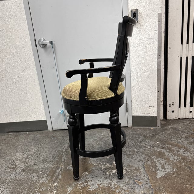 2010s Frontgate Lille Bar Stool For Sale - Image 5 of 12