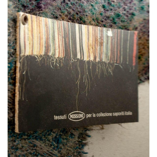 Purple Missoni for Saporiti Italia Tapestry Floor Screen For Sale - Image 8 of 9