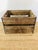 Vintage Rustic Farmhouse Style Wood Crate / Box made of wood stamped A Shapiro & Sons Oakland Ca metal trim very rustic...