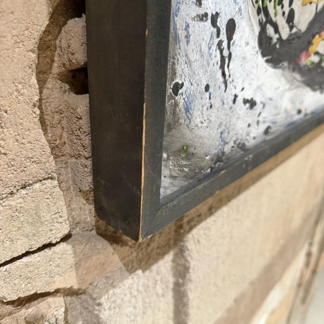 Sculpture Materials Abstract Expressionist Painting Textured "Drip" or "Splatter" After Jackson Pollock For Sale - Image 7 of 18