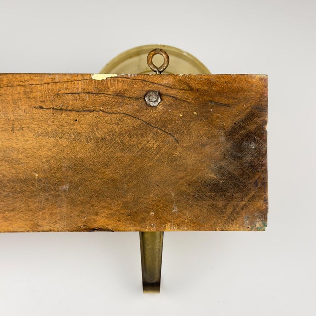 Vintage Art Deco Style Brass and Bakelite Hanger, Italy, 1950s For Sale - Image 16 of 18