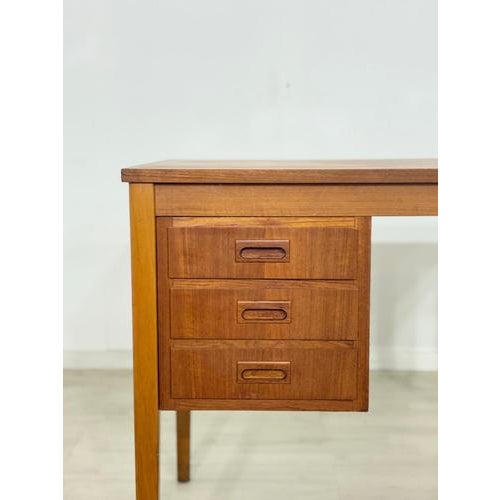Vintage Danish Desk in Teak For Sale - Image 4 of 14