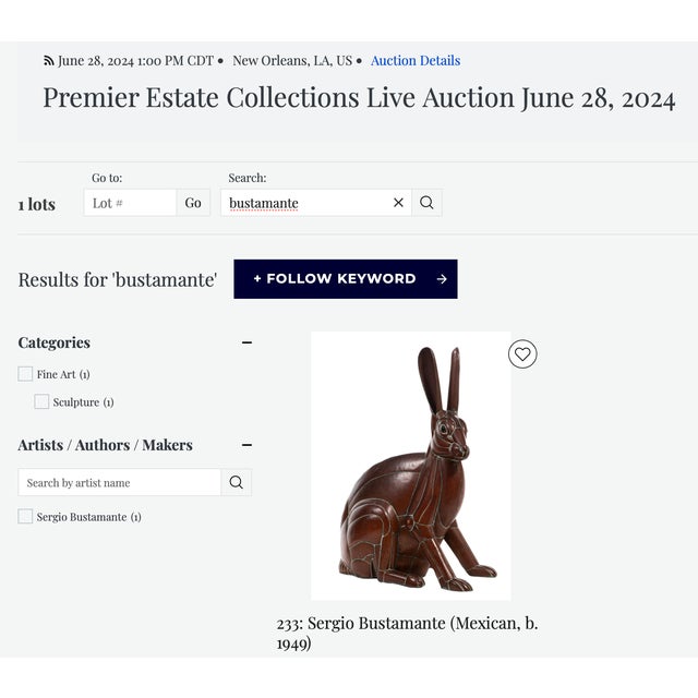 Metal Monumental Sergio Bustamante Brass Welded "Conejo" Rabbit Hare Sculpture For Sale - Image 7 of 8