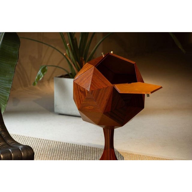 Vuillermoz Polyhedron Bar Cabinet, France, 1960 For Sale - Image 4 of 18