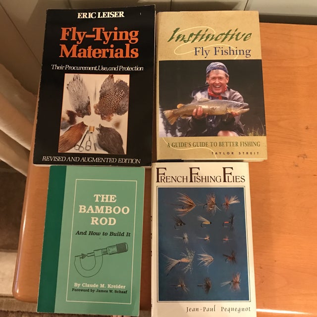Vintage Angling Fly Fishing Mixed Books Set of 21 Chairish