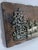 Vintage Silver-Tone Deer Woodland Relief Plaque on Rustic Wood, 13" For Sale - Image 4 of 12
