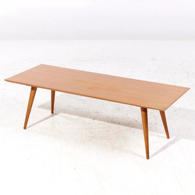 Brown Paul McCobb for Planner Group Mid Century Bench Coffee Table For Sale - Image 8 of 10