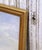 Wood 19th Century French Coastal Harbor Marine Oil Painting in Giltwood Frame For Sale - Image 7 of 11