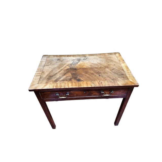 Late 18th Century George III Mahogany Side Table For Sale - Image 4 of 4