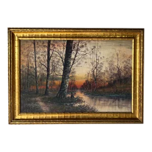 Raphael Senseman (American, 1870-1965) Oil Painting, Framed