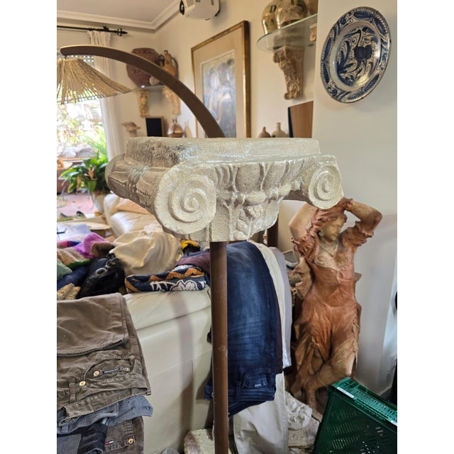 1950s Romanesque Decorative Capital in Terracotta, 1950s For Sale - Image 5 of 6