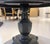Early 20th Century Antique Painted Pedestal Table, Round Center Table With Sculptural Base For Sale - Image 5 of 8
