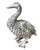 French Country Vintage Country Style Cast Iron Duck Garden Statue For Sale - Image 3 of 12