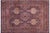 Brick Red Beautiful Shabby Chic Sultan Pak-Persian Blue/Rust Wool Rug - 8'2'' X 10'3'' For Sale - Image 8 of 9