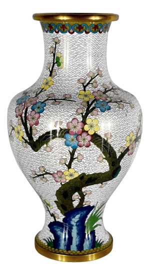 20th Century Vase in Cloisonne Enamel