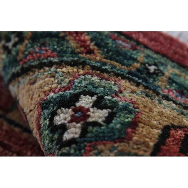 1990s Handwoven Serapi Style Area Rug 11’10” X 14’10” For Sale - Image 10 of 12