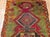 Late 19th Century Antique Turkish Oushak Area Rug, Handwoven Wool, Geometric, Green & Red, 2' x 3' For Sale - Image 5 of 11