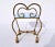 Hollywood Regency Gilt Iron Rope and Tassel Bench Stool. Italy, 1950's For Sale - Image 10 of 10