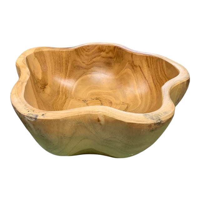 Medium Wooden Bowl For Sale