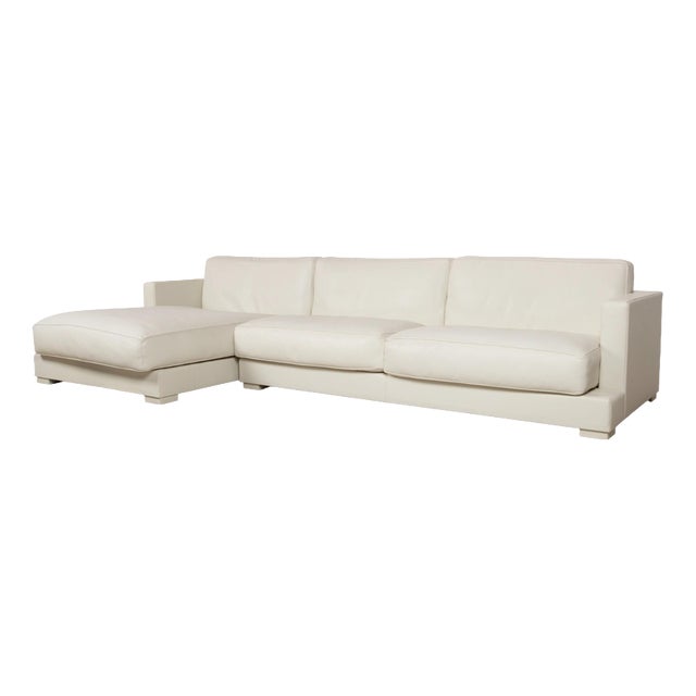 Leather Corner Sofa from Baxter For Sale