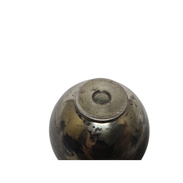 Metal Art Deco Polish Sugar Bowl from Hefra, 1970s For Sale - Image 7 of 12