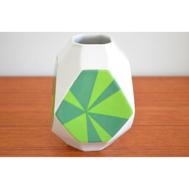 Vintage Pop Art Porcelain Vase from Seltmann Weiden For Sale - Image 4 of 7