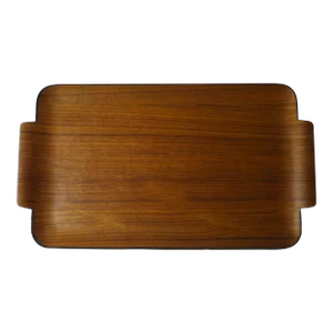 Japanese Teak Wood Tray Modern Minimalist