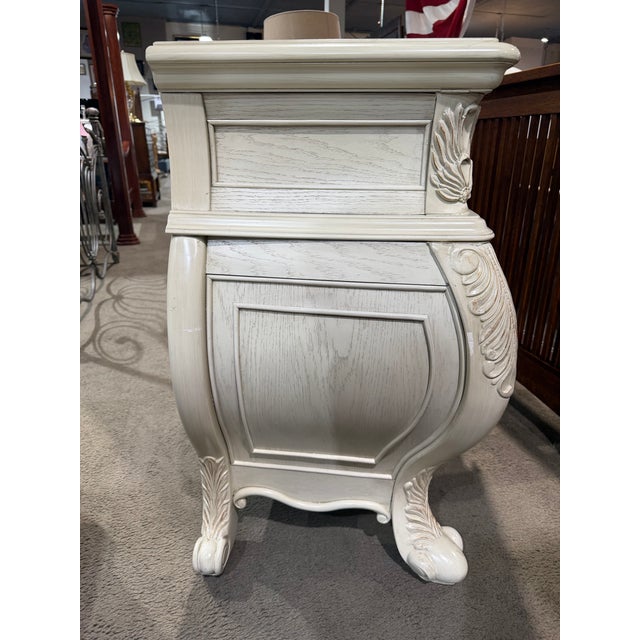 Acme Furniture Tan Wood Nightstand For Sale - Image 4 of 6