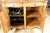 Transitional Two Door Maple Serpentine Front Cabinet For Sale - Image 11 of 13