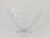 Vintage Geometric Diamond Relief Patterns Crystal Bowl For Sale In Madison - Image 6 of 6