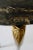 Black Console Table With Black Marble Top For Sale - Image 8 of 10