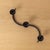 Black 1950s Petite French Iron Candelabra For Sale - Image 8 of 9