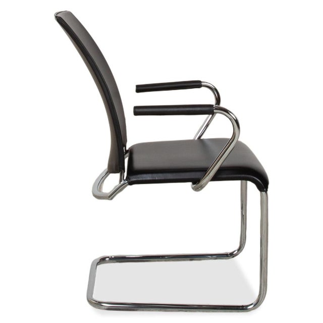 Chairs in Black Leather from Draenert, Set of 6 For Sale - Image 17 of 18