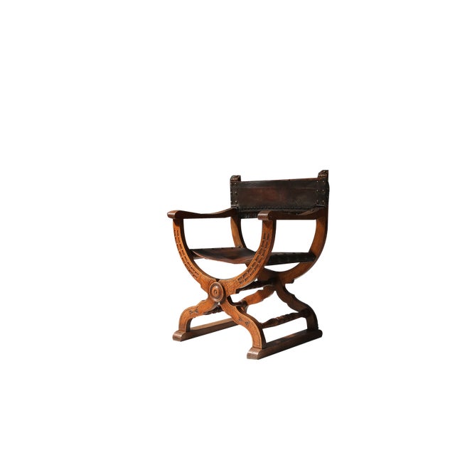 Neo-Renaissance Throne Chair, 1890s For Sale