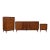 Mid-Century Modern 3-Piece Walnut Bedroom Set For Sale