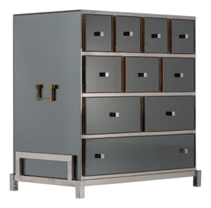 Chest of Drawers attributed to Sandro Petti for Angolometalarte, France, 1977