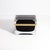 Hand Blown Murano Box in Onyx Black With Brass Fittings For Sale - Image 4 of 9