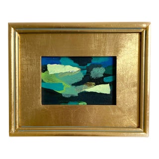 "Eerie Night" 2025 Framed Mini Painting by Jessalin Beutler For Sale