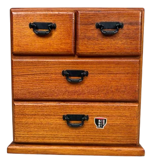 Vintage Wooden Jewelry Cabinet, 1970s
