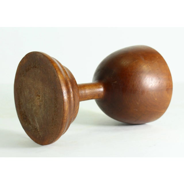Mid 19th Century Turned Wood Treen Ware Chalice, Goblet, Raised Cup For Sale In Houston - Image 6 of 13
