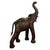 Animal Skin 1930s Liberty of London Life Size Leather Baby Elephant Glass Eyes For Sale - Image 7 of 12